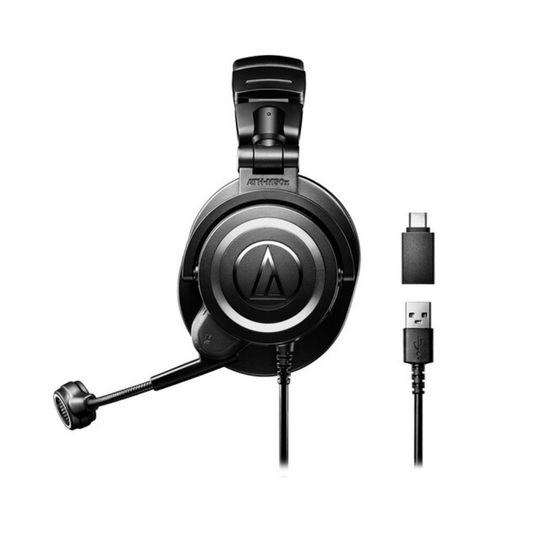 Audio-Technica ATH-M50XSTS-USB StreamSet Streaming Headset (with USB-A connection and USB-A to USB-C adapter)