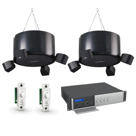 Bose-Restaurant-Sound-System-with-FreeSpace-3-Pendant-Mount-Satellite-System-and-DXA-2120-Mixer-Amplifier