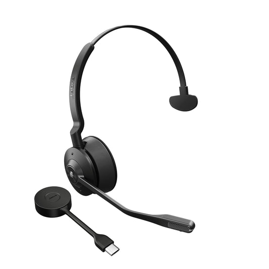 Jabra Engage 55 Mono MS, Wireless DECT Headset, USB-C (Black) (9553-470-111)