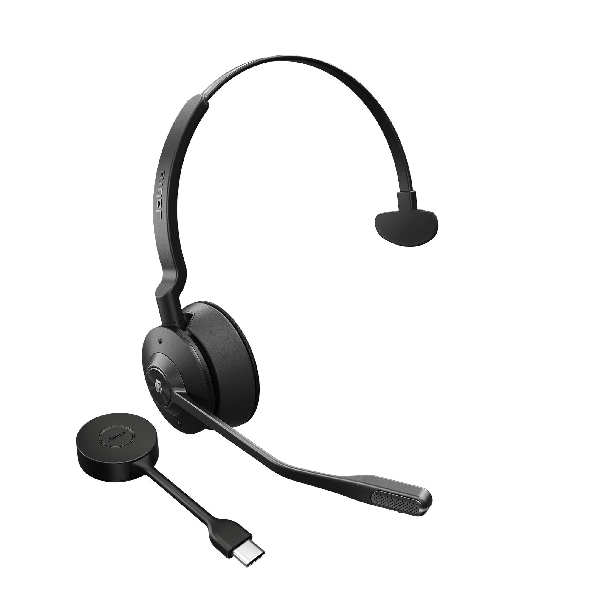 Jabra Engage 55 Mono UC, Wireless DECT Headset, USB-C (Black) (9553-430-111)
