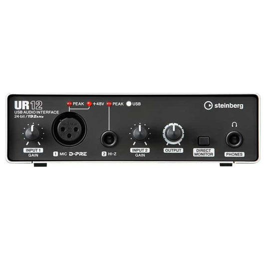 Steinberg-UR12-USB-Audio-Interface-Front-View