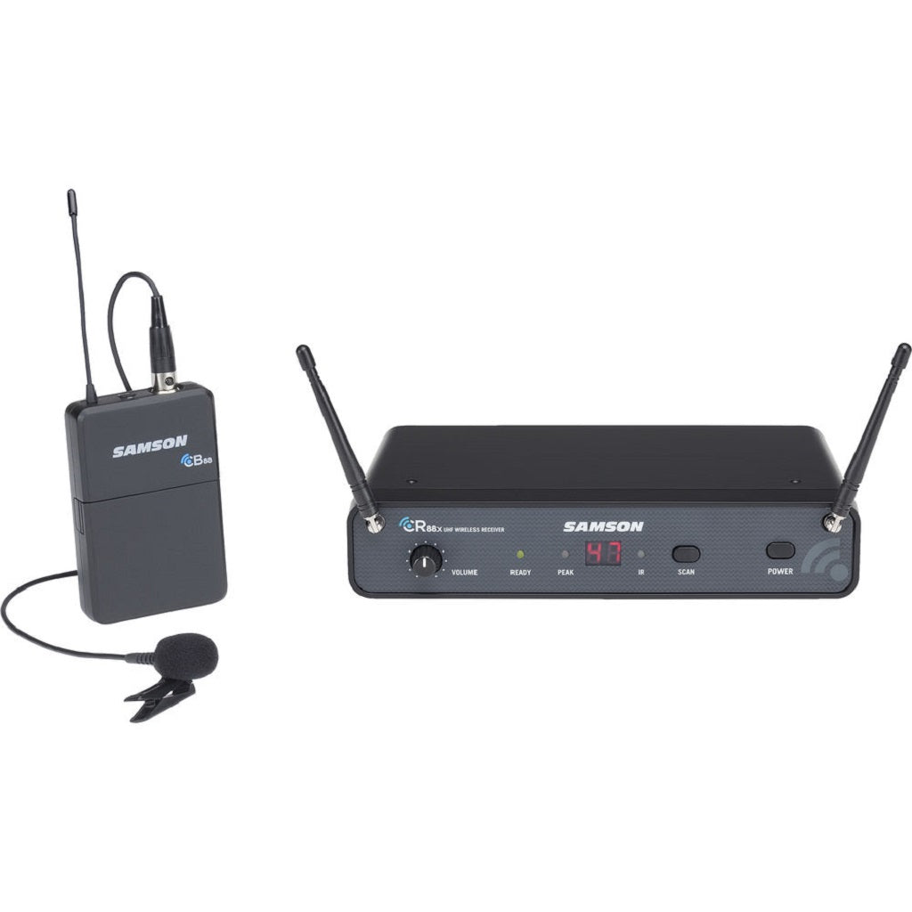 Samson Concert 88x Wireless Lavalier Microphone System with LM5 Lav